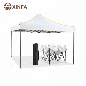 10x · 10 pop up canopy σκηνή εμπορική στιγμιαία στιγμιαία σκηνή αδιάβροχο θόλο για πάρτι κάμπινγκ White